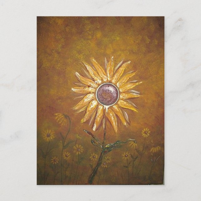 Carte postale de tournesol (Devant)