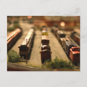 Carte postale de train de jouet