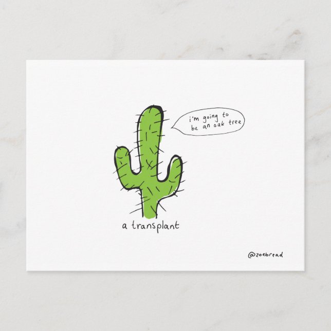 carte postale de transplantation (Devant)