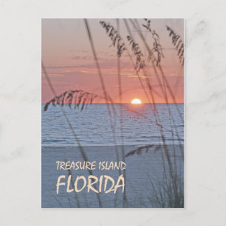 Carte postale de Treasure Island Florida