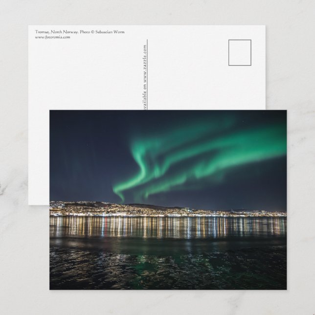 Carte postale de Tromso Norvège (Devant / Derrière)
