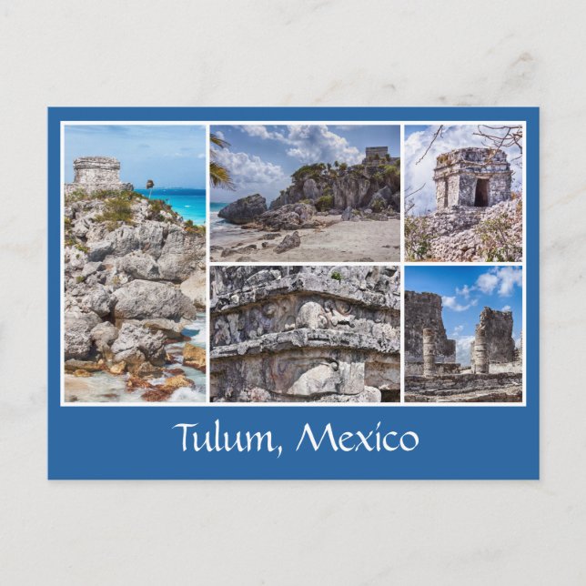 Carte postale de Tulum, Mexique (Devant)