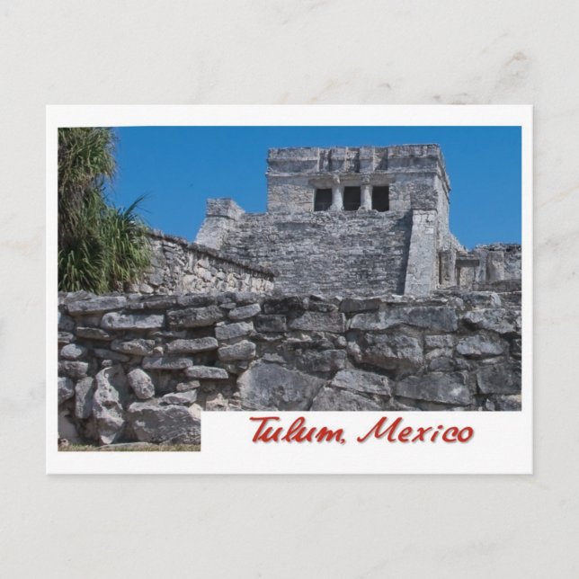 Carte postale de Tulum, Mexique (Devant)