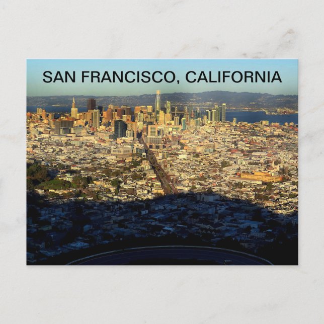 Carte postale de Twin Peaks #1 à San Francisco (Devant)