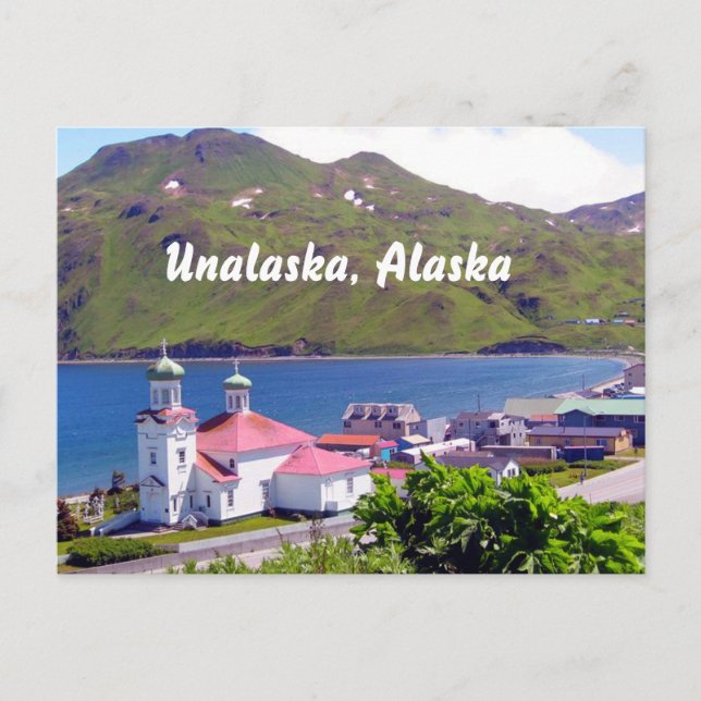 Carte postale de Unalaska, Alaska (Devant)