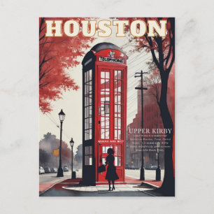 Carte postale de Upper Kirby, Houston, Texas
