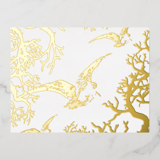 Carte postale de vacances Beccaccia Oro Foil