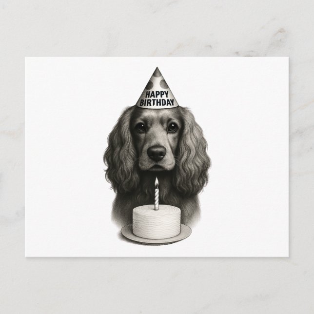 Carte postale de vacances Cocker Spaniel (Devant)