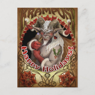 Carte postale de vacances de Krampy