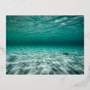 Carte postale de vacances en aluminium