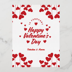 Carte Postale De Vacances En Aluminium "Captivé par votre amour" – Saint-Valentin moderne
