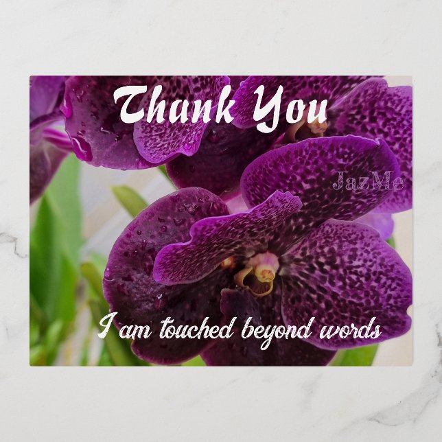 Carte Postale De Vacances En Aluminium Dites Merci (Recto)