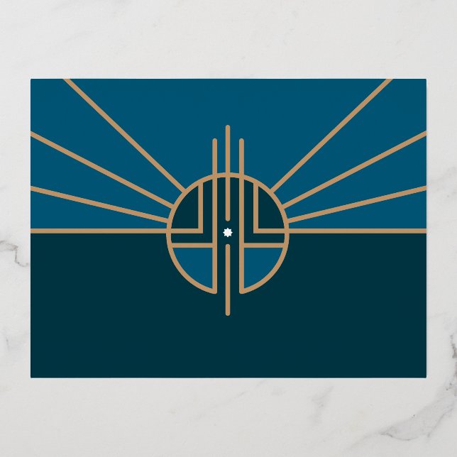 Carte Postale De Vacances En Aluminium Drapeau de Lincoln, Nebraska (Recto)