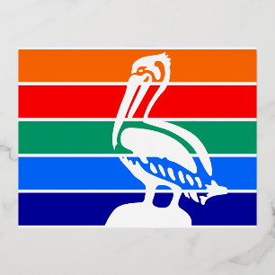 Carte Postale De Vacances En Aluminium Drapeau de St. Petersburg, Floride