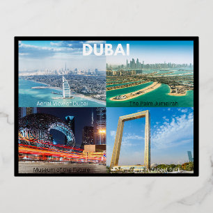 Carte Postale De Vacances En Aluminium Dubaï
