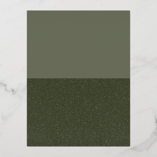 Carte Postale De Vacances En Aluminium Foil Postcard Moss Green Split Bas - Personnaliser