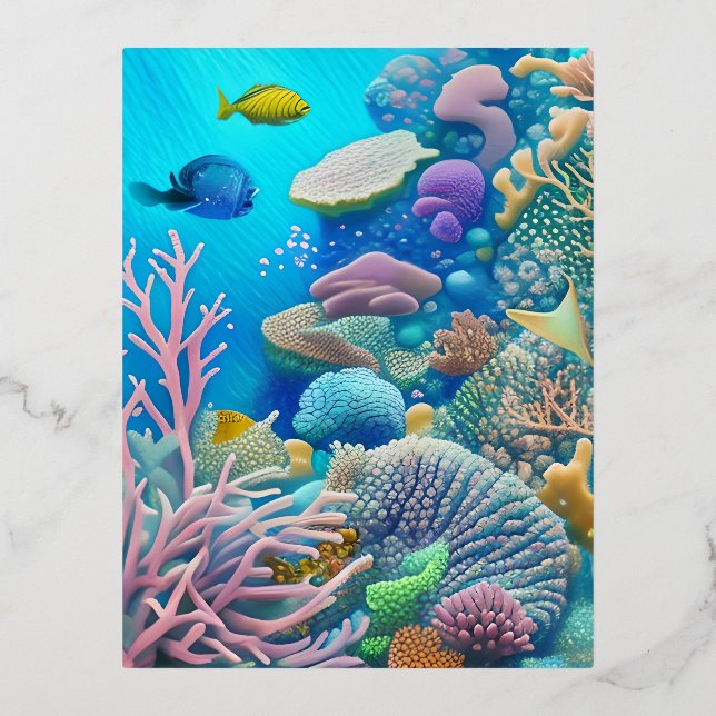 Carte Postale De Vacances En Aluminium Grande barrière (Recto)