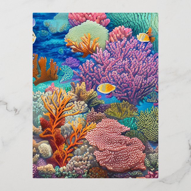 Carte Postale De Vacances En Aluminium Grande barrière (Recto)
