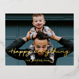 Carte Postale De Vacances En Aluminium Happy tout Photo simple moderne