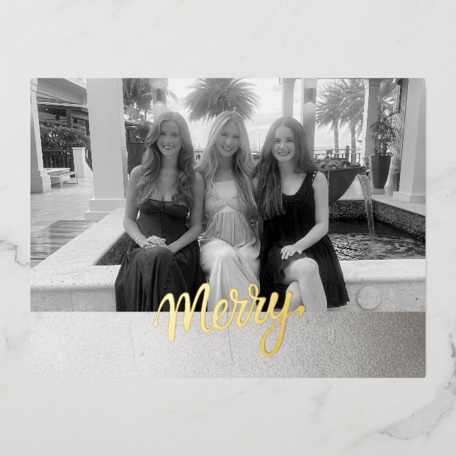 Carte Postale De Vacances En Aluminium Joyeux (Recto)