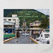 L'essence du centre-ville de Soufrière
