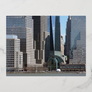 Carte Postale De Vacances En Aluminium Manhattan Financial District