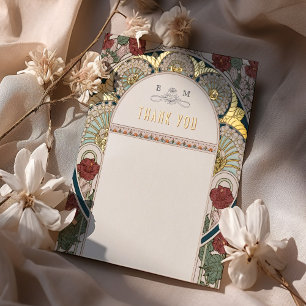 Carte Postale De Vacances En Aluminium Merci Mariage de Bourgogne turquoise Nouveau Vinta