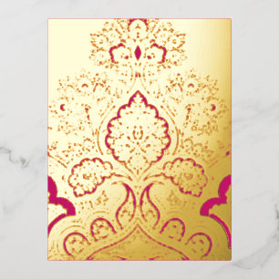 Carte Postale De Vacances En Aluminium Paisley