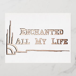 Carte Postale De Vacances En Aluminium POSTCARD w ENVELOPE studio miiri