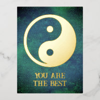 Symbole Yin Yang - tatouage solide