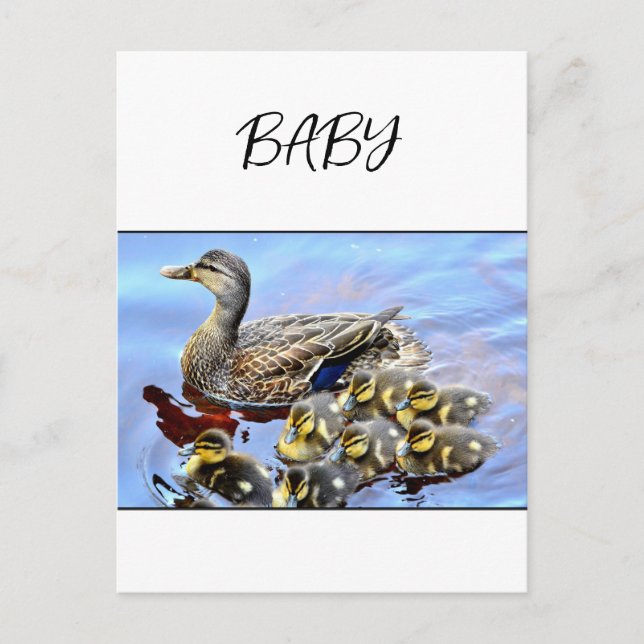 Carte postale de vacances pour bébé (Devant)