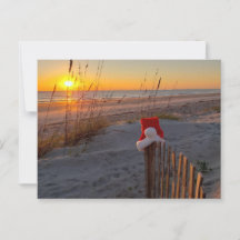 Carte postale de vacances sur la plage Amelia Isla