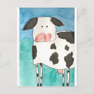 Carte postale de vache