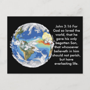 Carte postale de Valentine de 3h16 de John