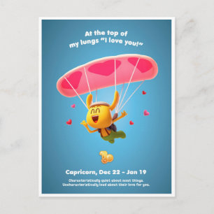 Carte postale de Valentine pour Capricorn