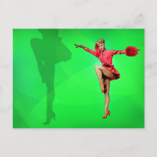 Carte postale de Vera-Ellen et de ses jambes