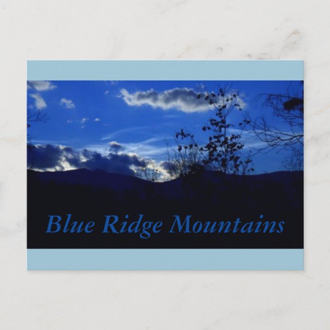 Carte postale de Very Blue Ridge (Devant)