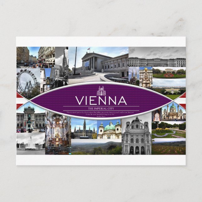 Carte postale de Vienne (Devant)