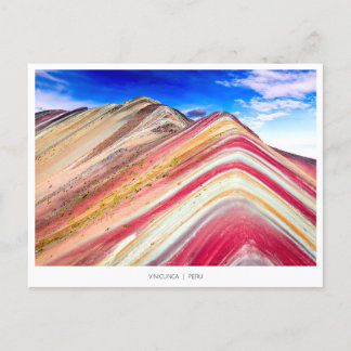 Carte postale de Vinicunca Rainbow Mountain Peru H