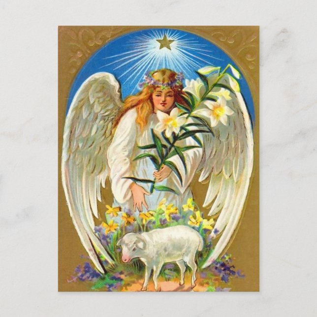 Carte postale de Vintage Easter (Devant)