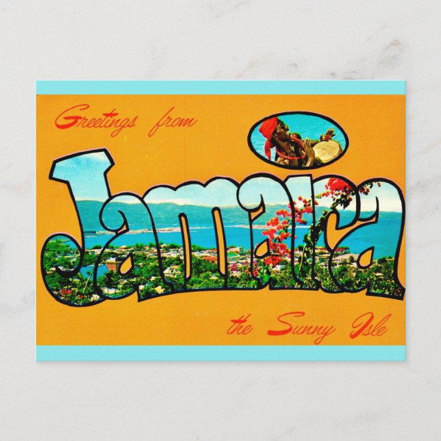Carte postale de vœux de Jamaïque (Devant)