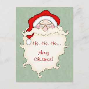 Carte postale de voeux de Noël