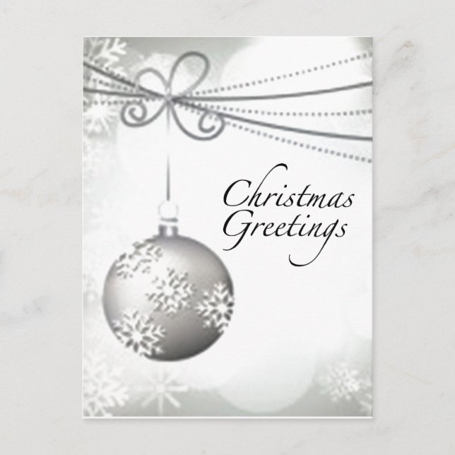 Carte postale de voeux de Noël (Devant)