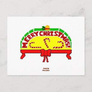 Carte postale de voeux de Noël