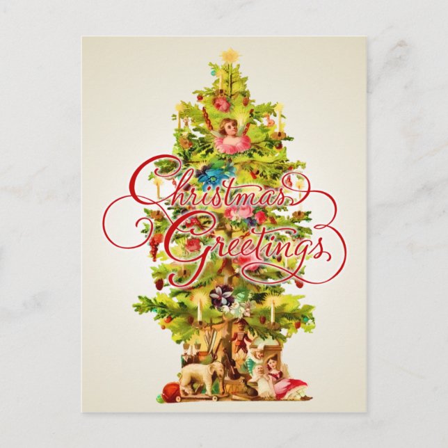Carte postale de voeux de Noël (Devant)