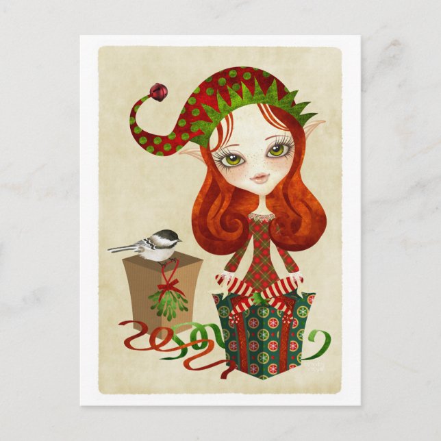 Carte postale de voeux de Noël Jollybelle (Devant)