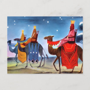 Carte postale de voeux de Noël Vintage