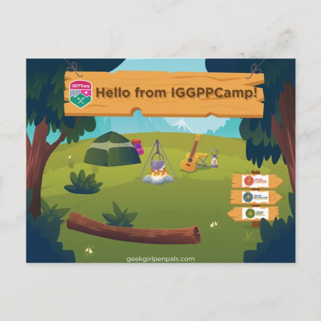 Carte postale de voeux IGGPPCamp (Devant)