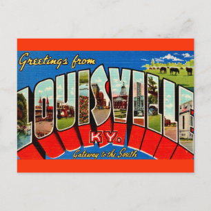 Carte postale de voeux Louisville KY
