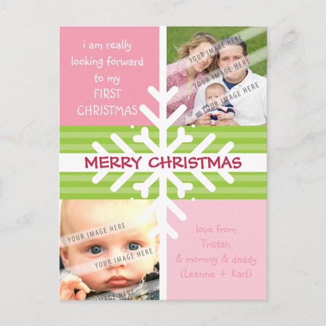 CARTE POSTALE DE VOEUX PHOTO :: dissection de floc (Devant)